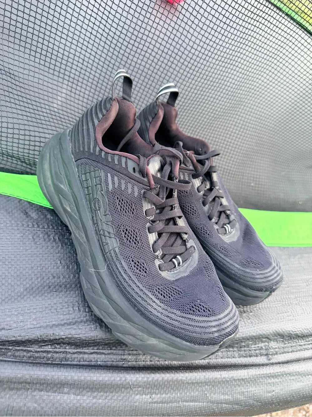 Hoka BONDI 6 women Black Athletic Running Shoes